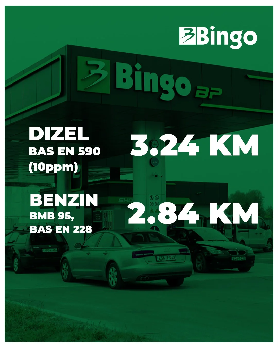 Bingo NOVE CIJENE GORIVA od 7.5.2026.