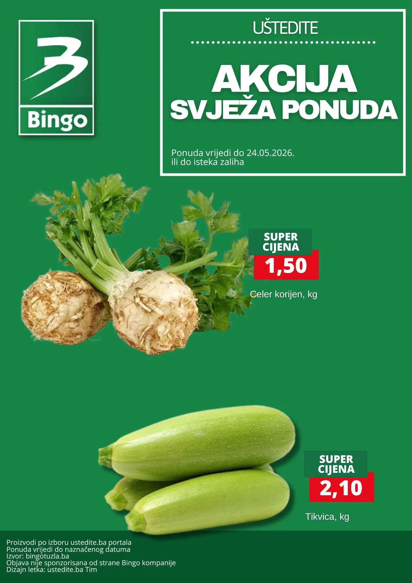Bingo akcija SVJEŽA PONUDA 