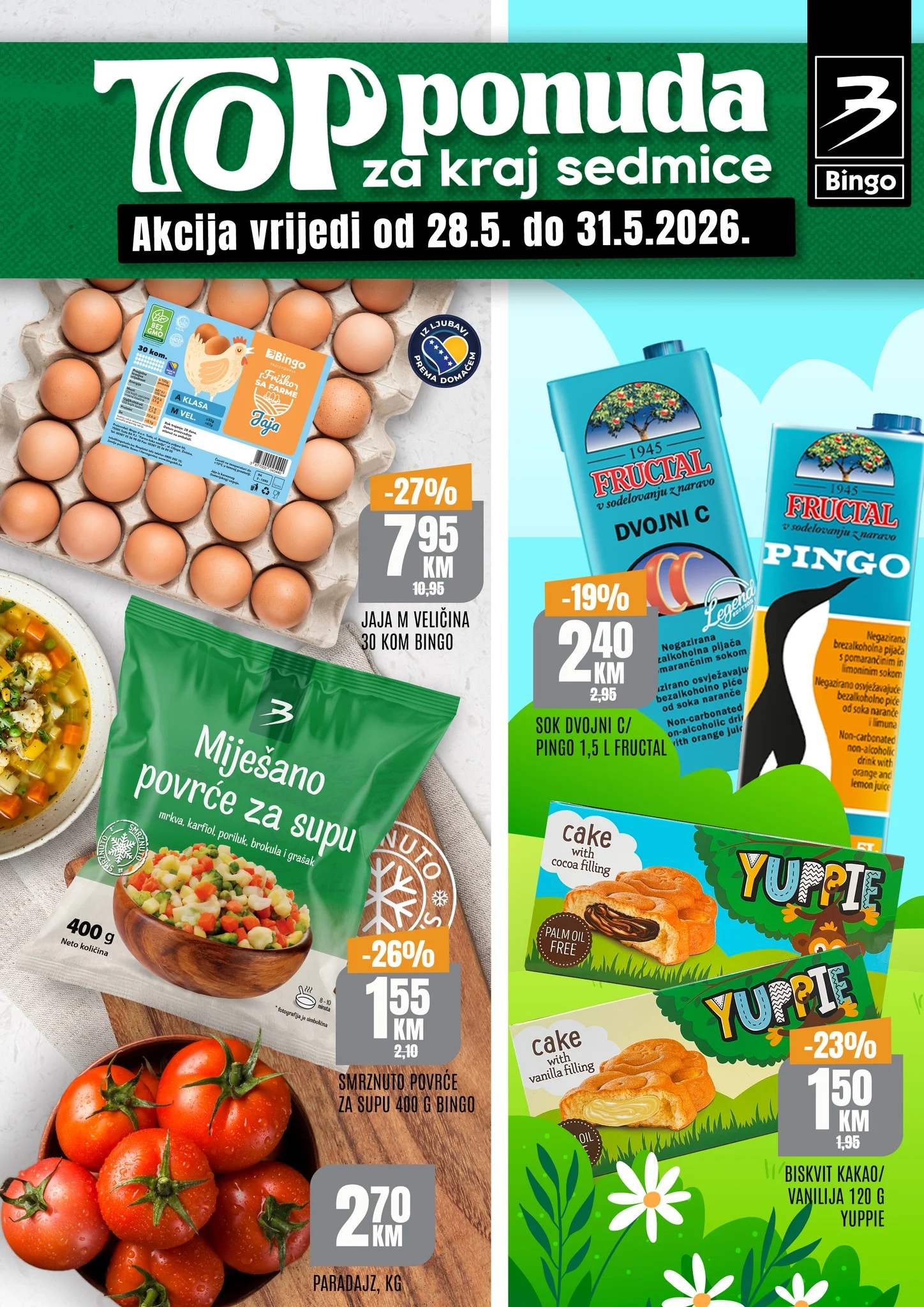 Bingo vikend akcija 28-31.5.2026.