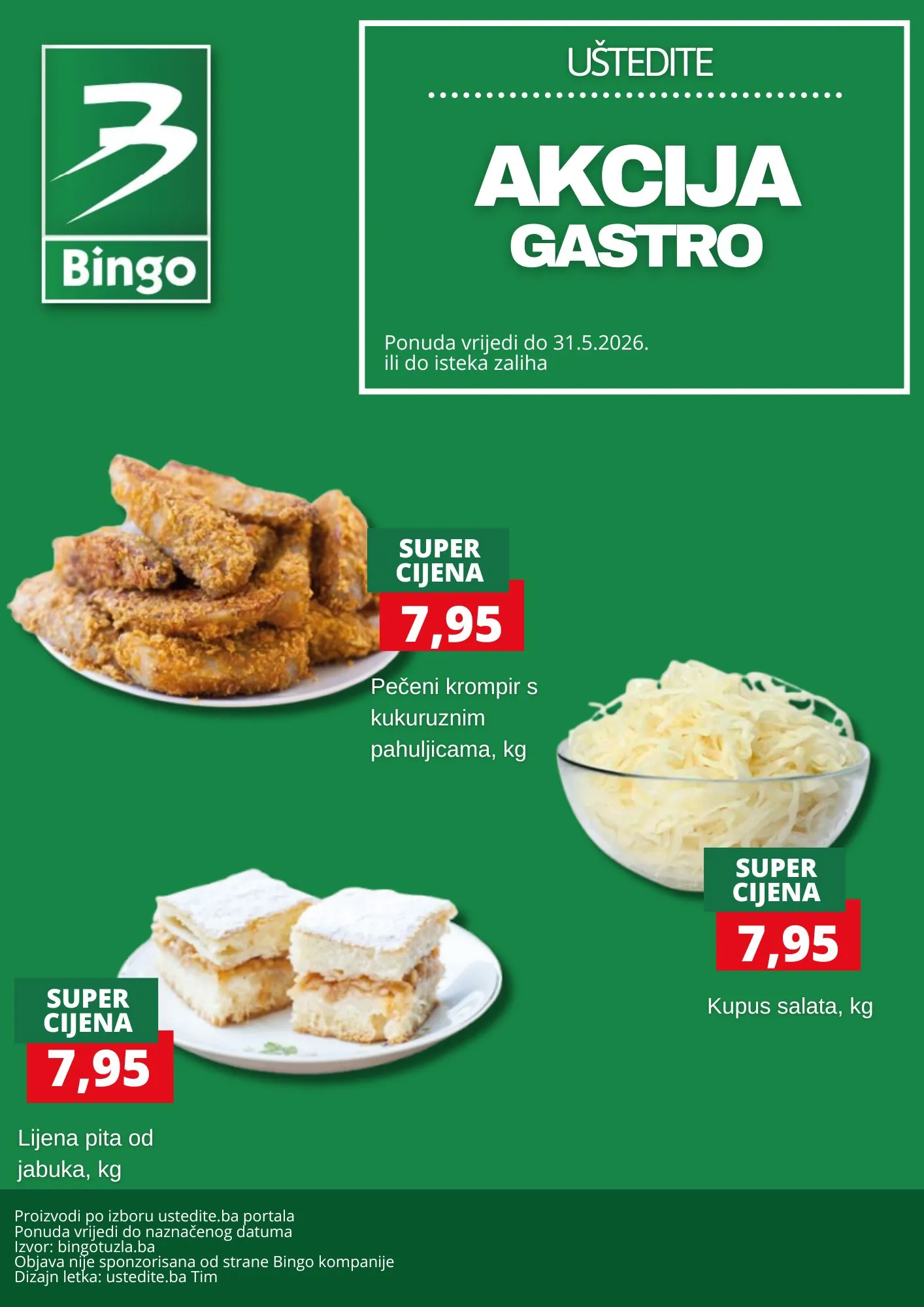 Bingo akcija GASTRO PONUDA 