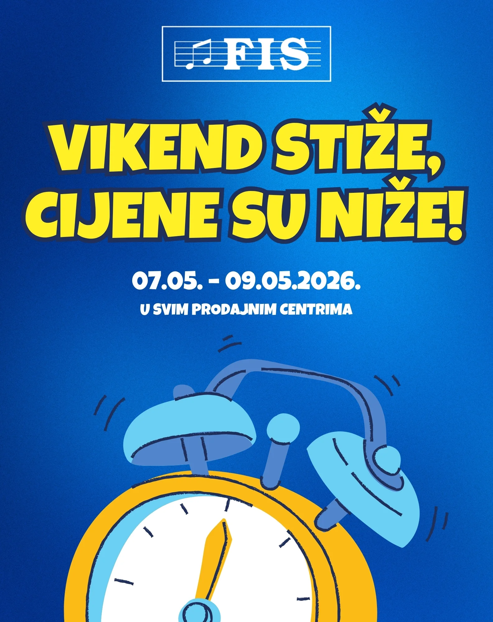 Fis vikend akcija VEĆ OD 1,90 KM 7-9.5.2026.