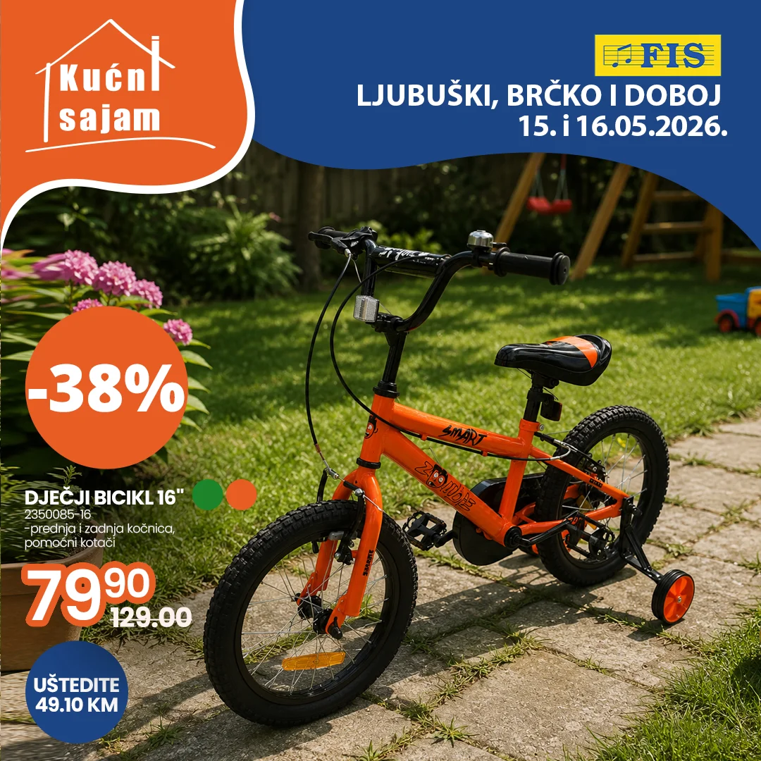 Fis KUĆNI SAJAM TOP SNIŽENJA 15-16.5.2026.