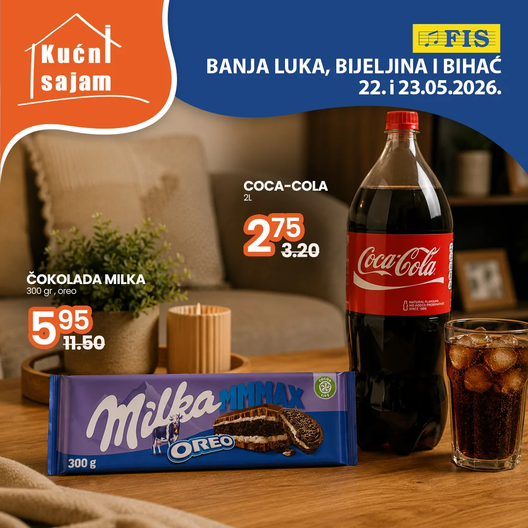 Fis KUĆNI SAJAM TOP SNIŽENJA 22-23.5.2026.
