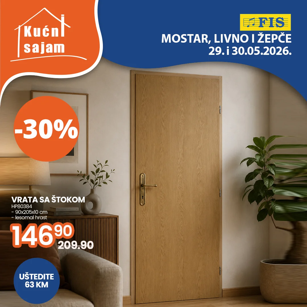 Fis KUĆNI SAJAM 29-30.5.2026.