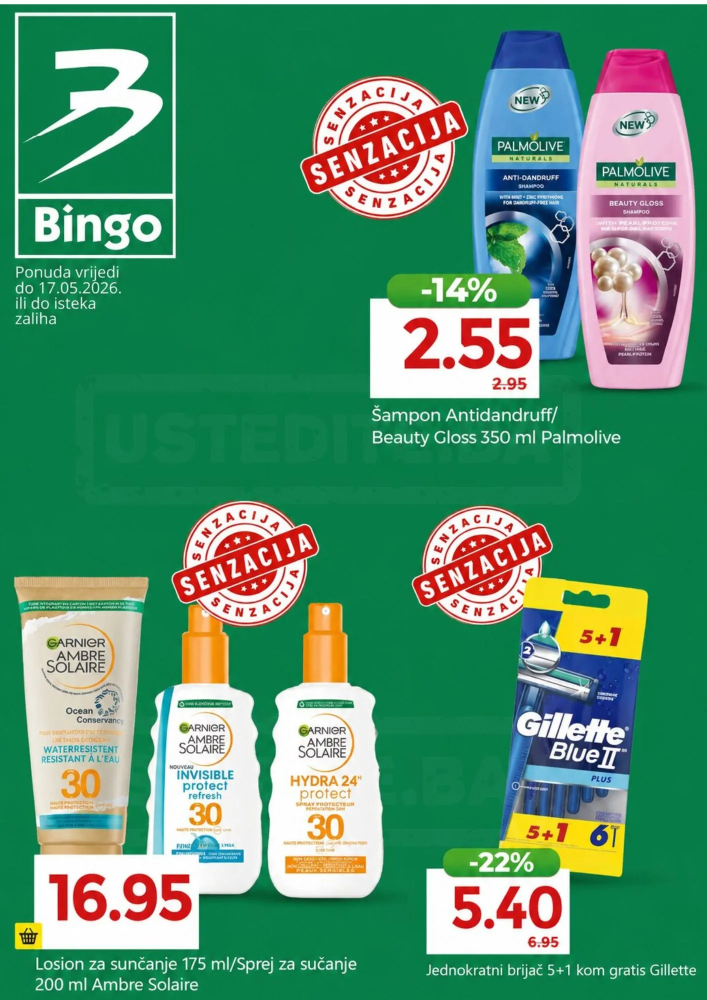 Bingo SENZACIJA - akcija do 17.5.2026.