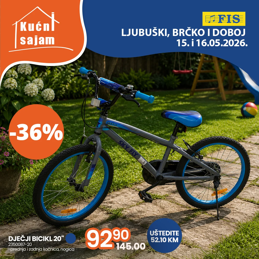 Fis KUĆNI SAJAM TOP SNIŽENJA 15-16.5.2026.