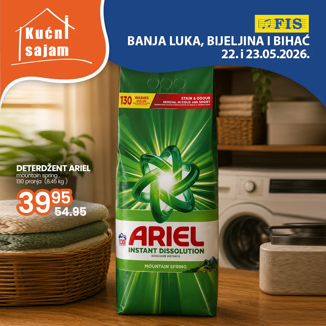 Fis KUĆNI SAJAM TOP SNIŽENJA 22-23.5.2026.