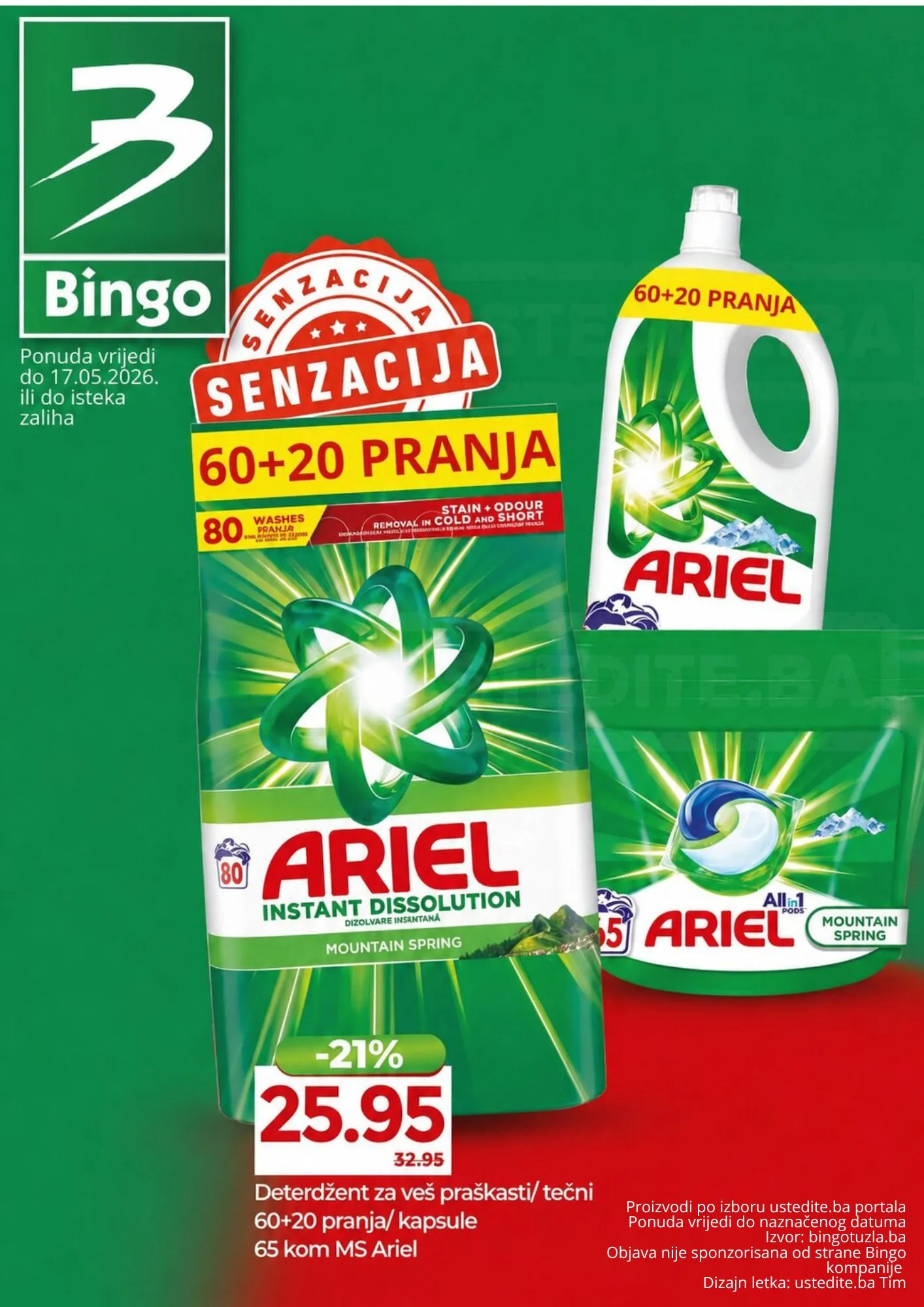 Bingo SENZACIJA - akcija do 17.5.2026.