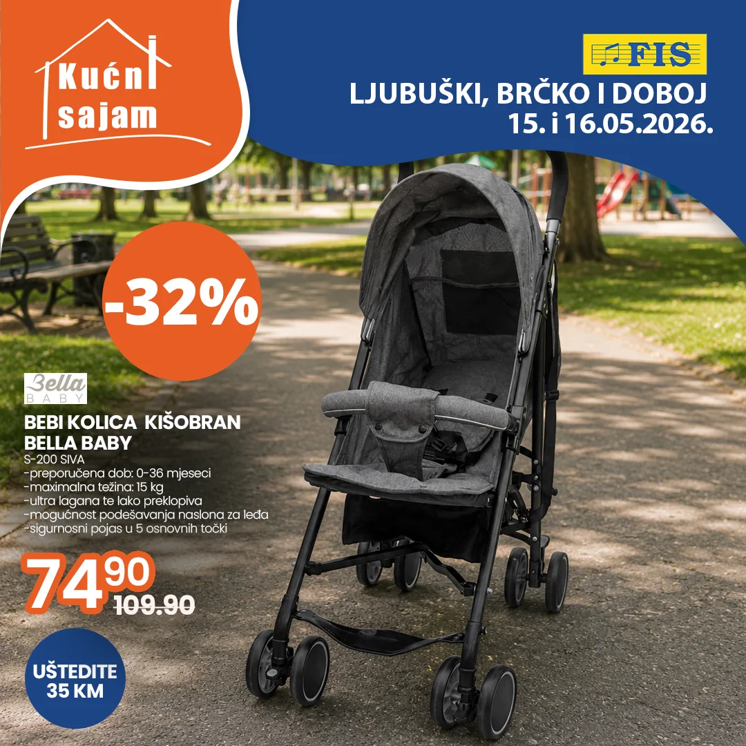 Fis KUĆNI SAJAM TOP SNIŽENJA 15-16.5.2026.