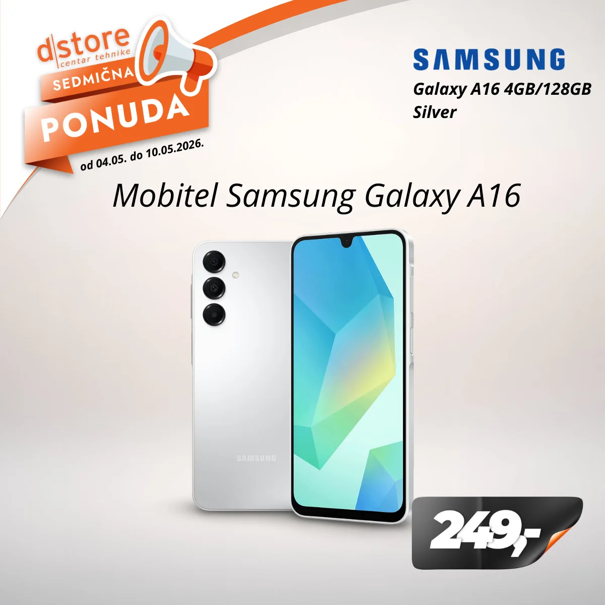 Dstore SEDMIČNA PONUDA 4-10.5.2026.