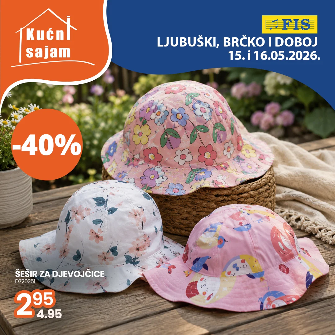 Fis KUĆNI SAJAM TOP SNIŽENJA 15-16.5.2026.