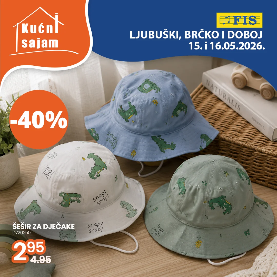 Fis KUĆNI SAJAM TOP SNIŽENJA 15-16.5.2026.