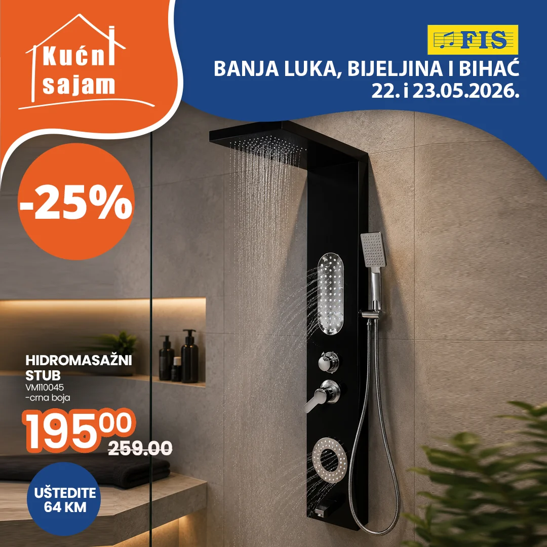 Fis KUĆNI SAJAM TOP SNIŽENJA 22-23.5.2026.