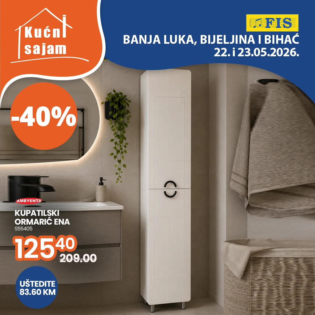 Fis KUĆNI SAJAM TOP SNIŽENJA 22-23.5.2026.