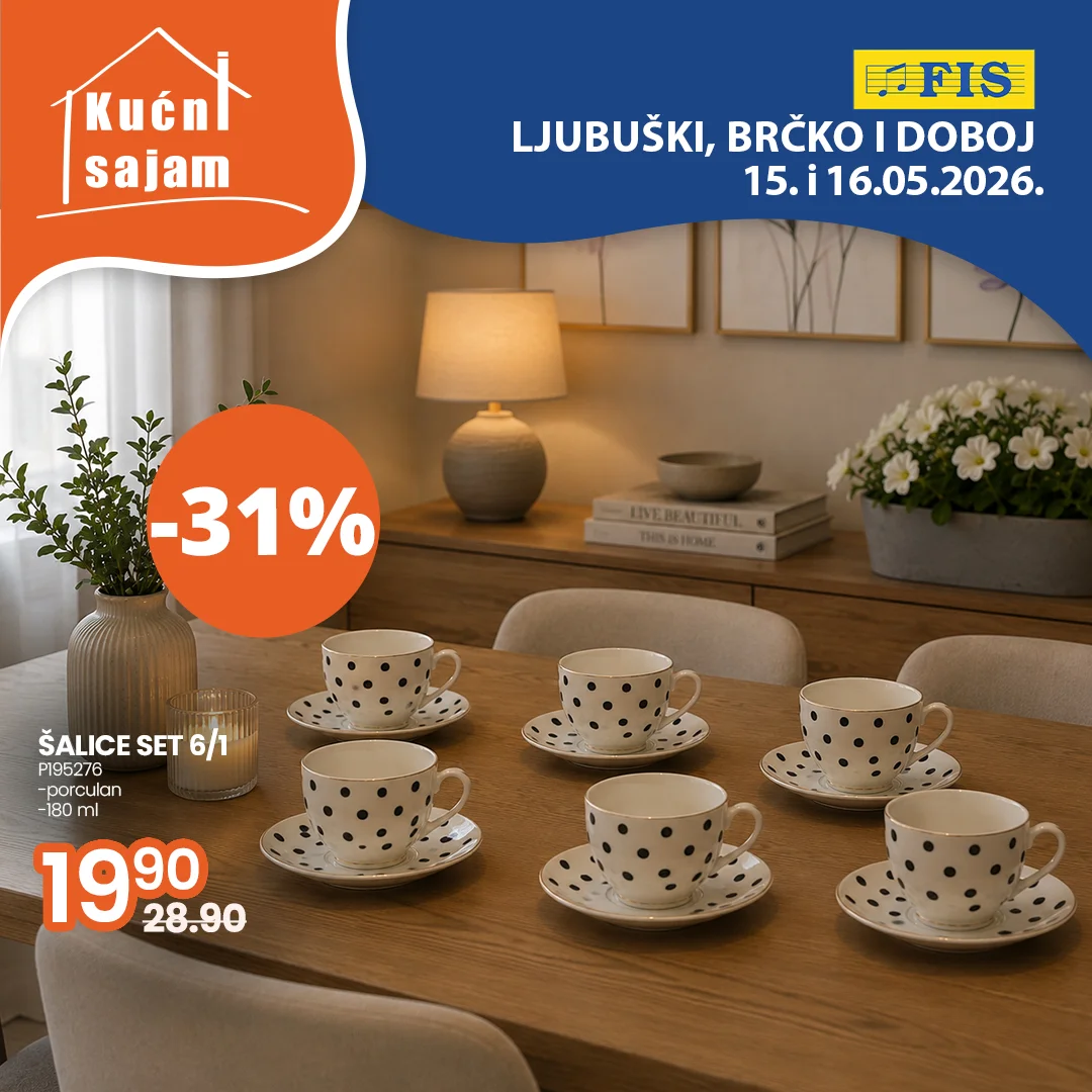 Fis KUĆNI SAJAM 15-16.5.2026.