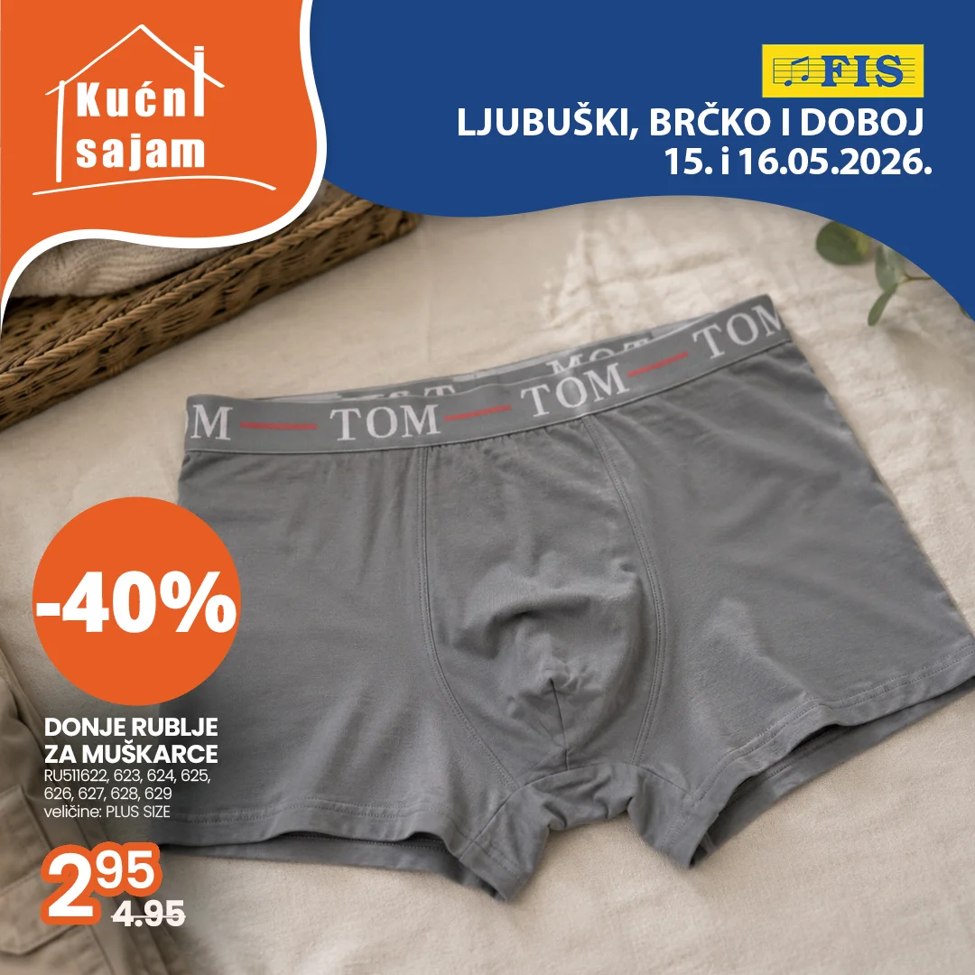 Fis KUĆNI SAJAM TOP SNIŽENJA 15-16.5.2026.