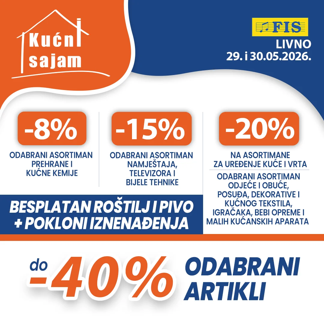 Fis KUĆNI SAJAM 29-30.5.2026.