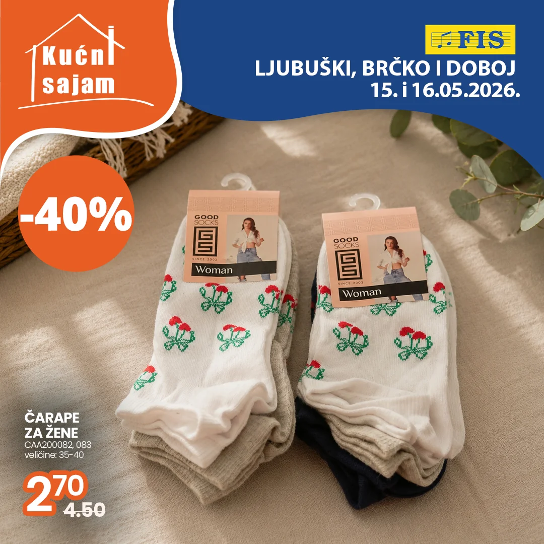 Fis KUĆNI SAJAM TOP SNIŽENJA 15-16.5.2026.