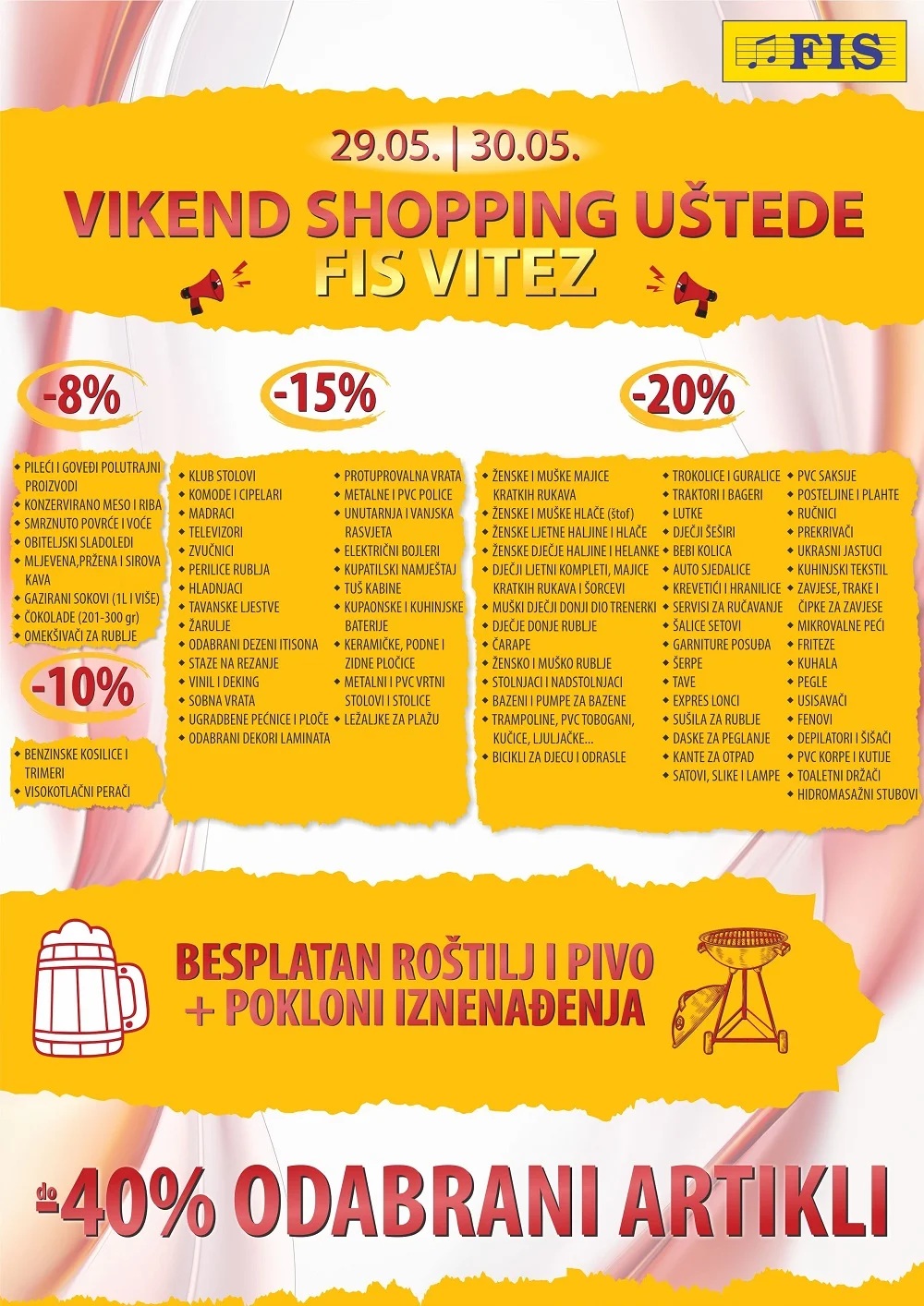 Fis SHOPPING WEEKEND