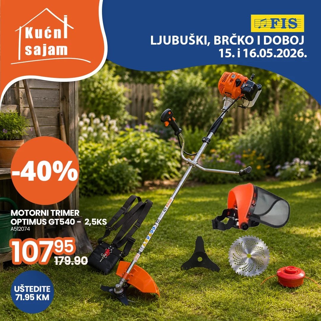 Fis KUĆNI SAJAM TOP SNIŽENJA 15-16.5.2026.