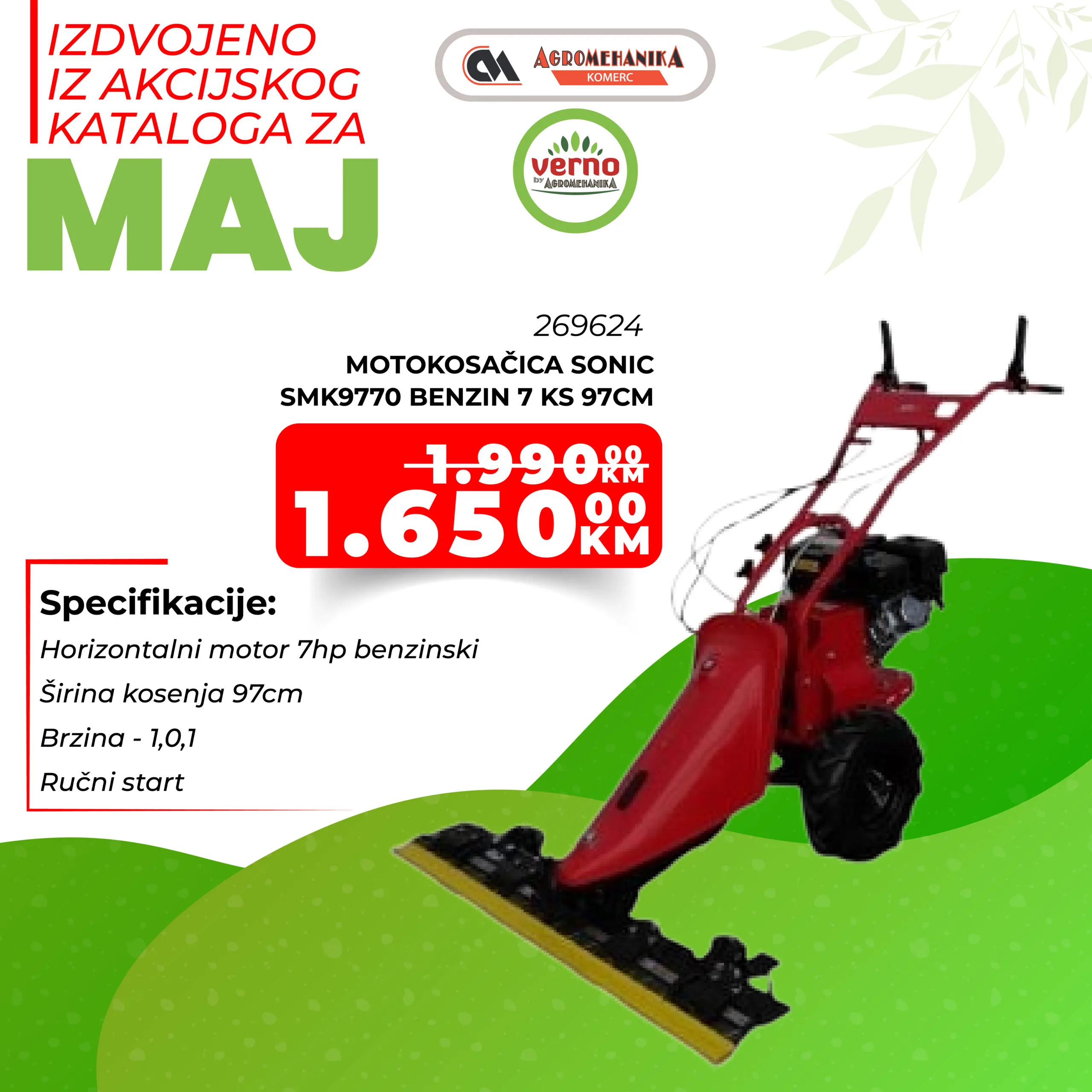 Verno by Agromehanika AKCIJA maj 2026.