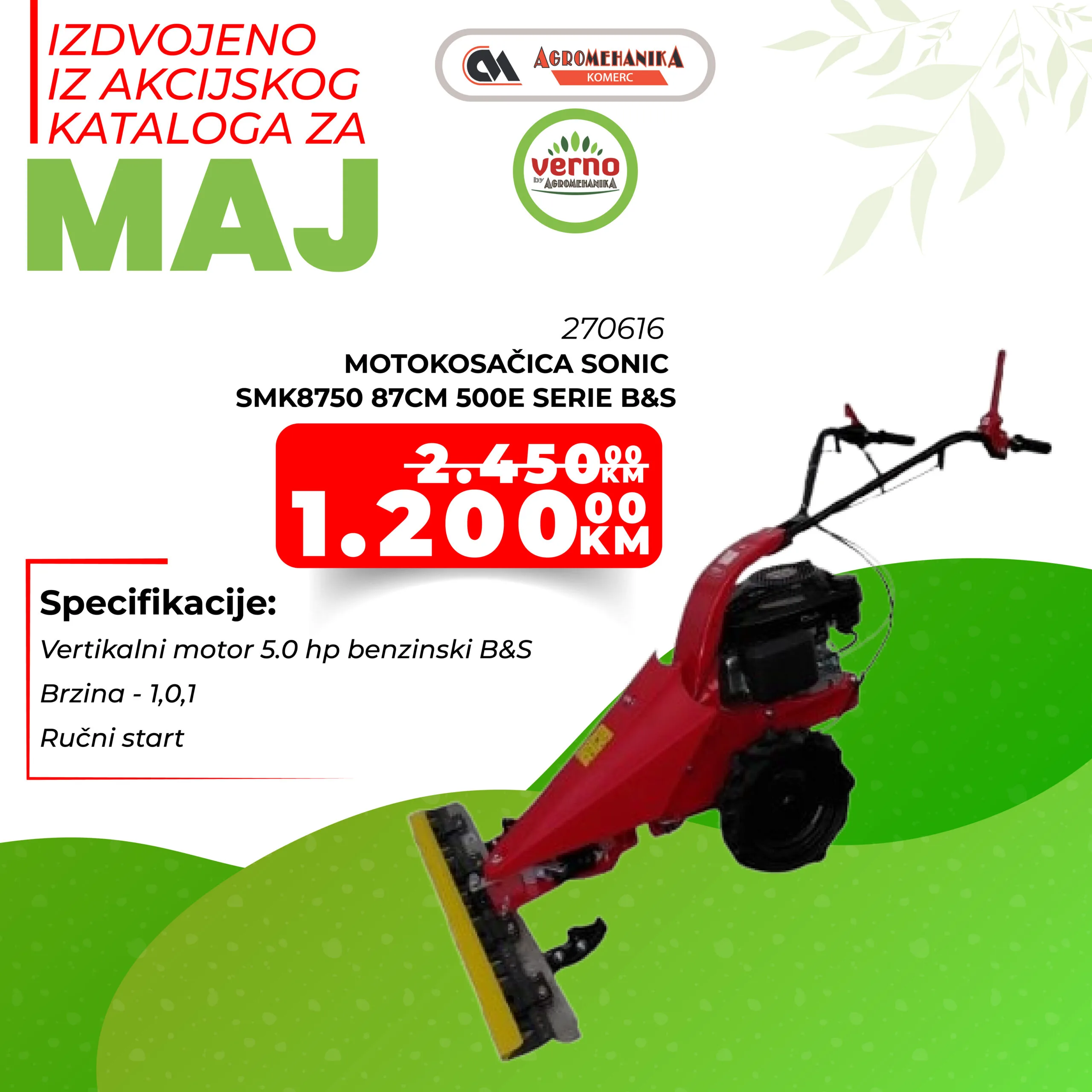 Verno by Agromehanika AKCIJA maj 2026.