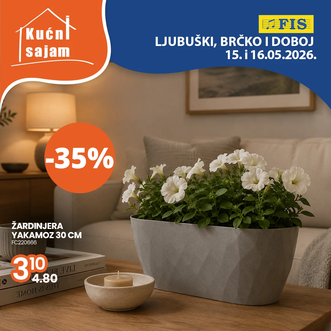 Fis KUĆNI SAJAM 15-16.5.2026.
