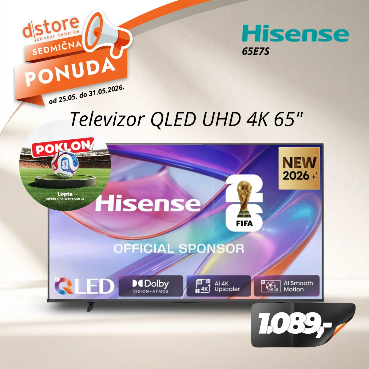 Dstore SEDMIČNA PONUDA 25-31.5.2026.