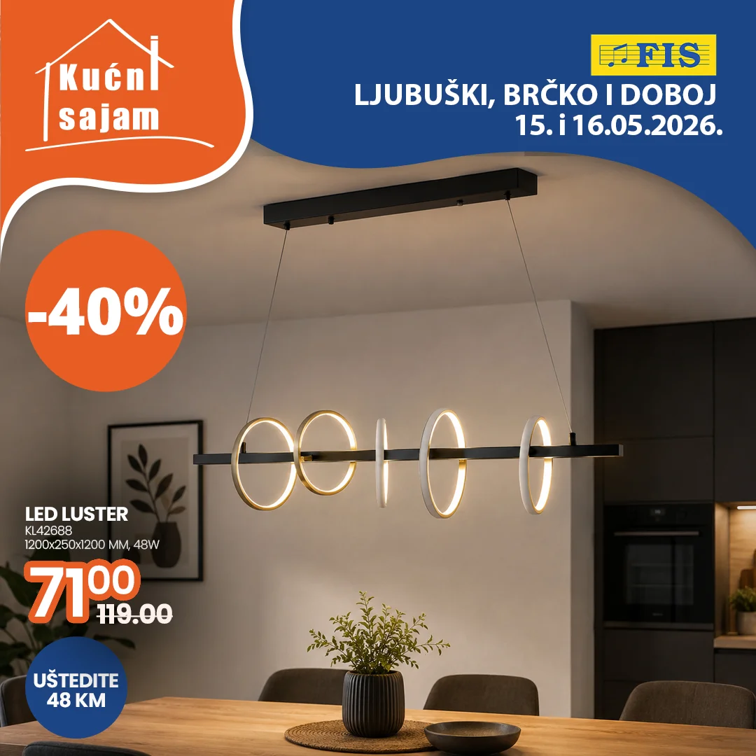 Fis KUĆNI SAJAM TOP SNIŽENJA 15-16.5.2026.