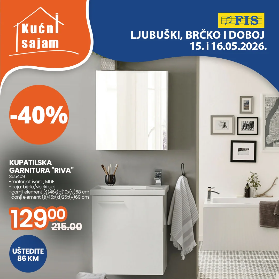 Fis KUĆNI SAJAM TOP SNIŽENJA 15-16.5.2026.