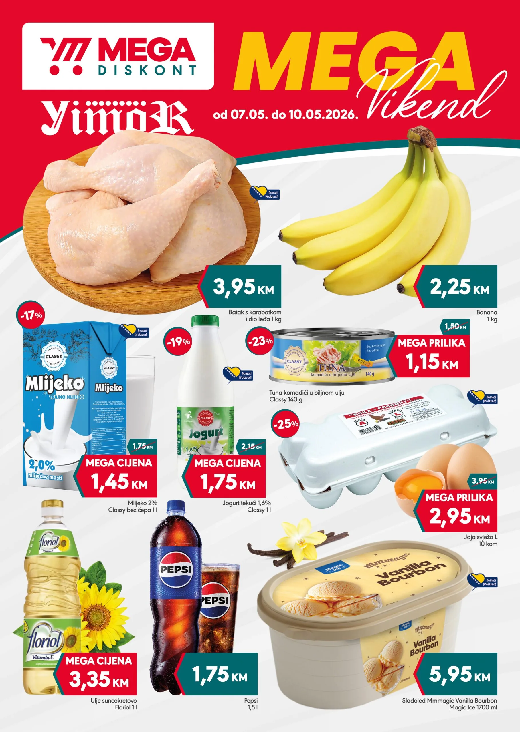 Mega Diskont vikend akcija 7-10.5.2026.