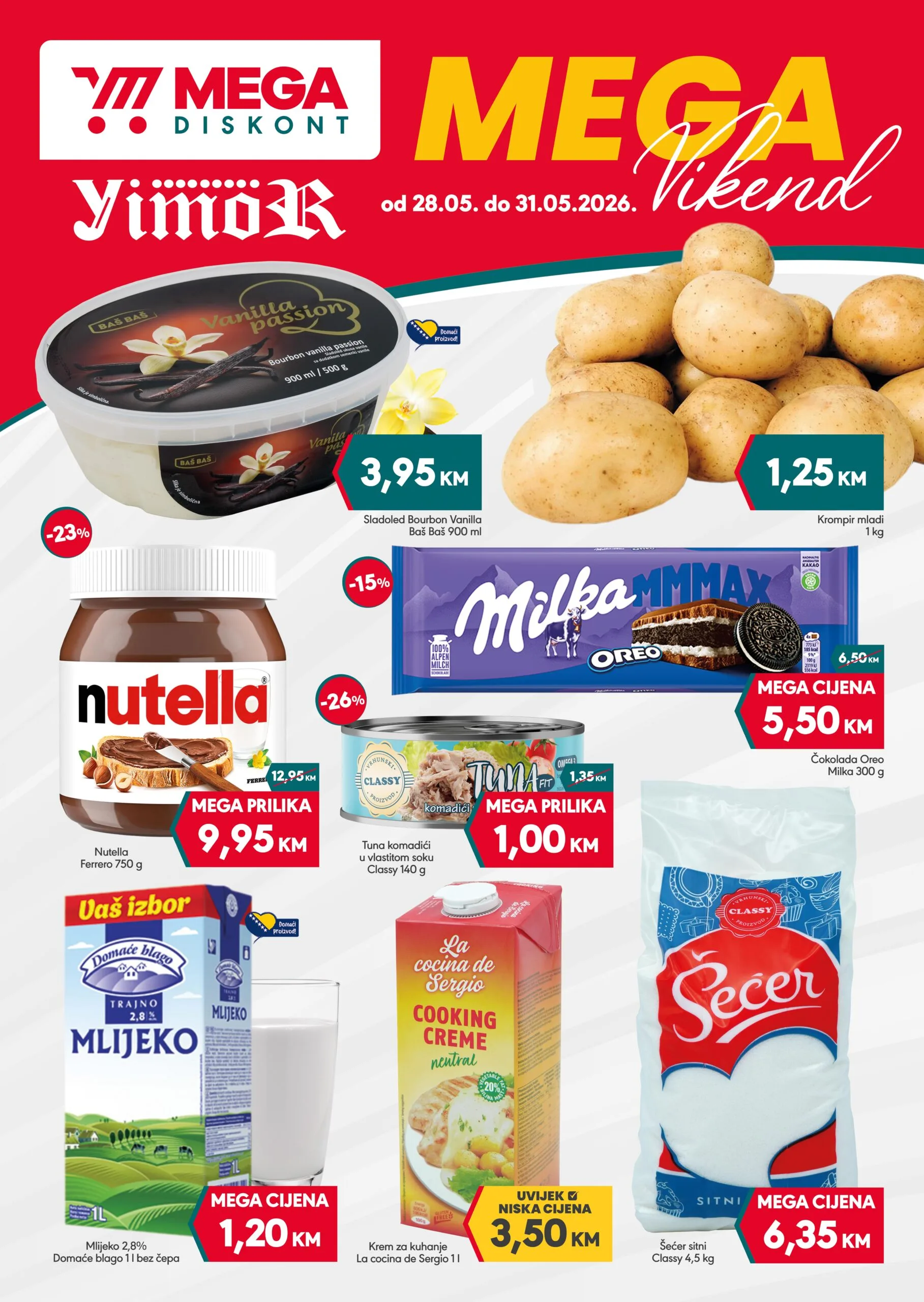 Mega Diskont vikend akcija 28-31.5.2026.