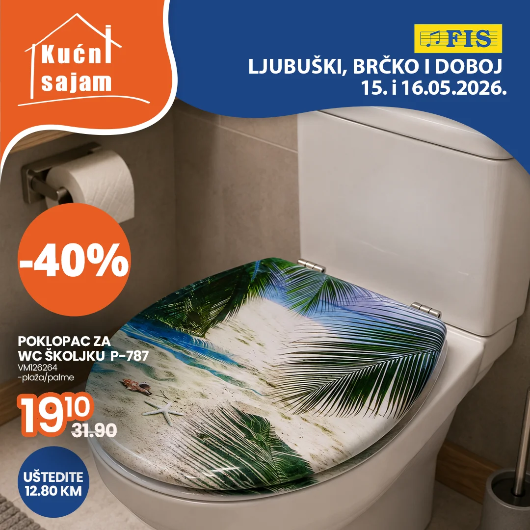 Fis KUĆNI SAJAM TOP SNIŽENJA 15-16.5.2026.