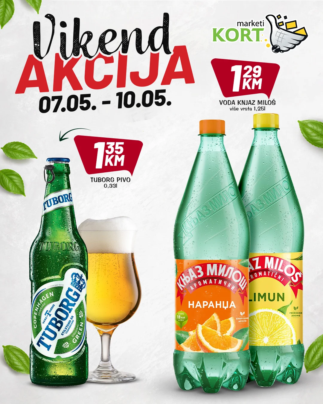 Kort vikend akcija 7-10.5.2026.