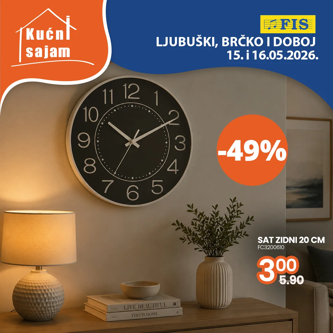 Fis KUĆNI SAJAM 15-16.5.2026.