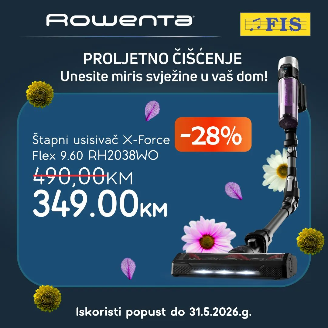 Fis AKCIJA Rowenta sniženje – do 31.5.2026.