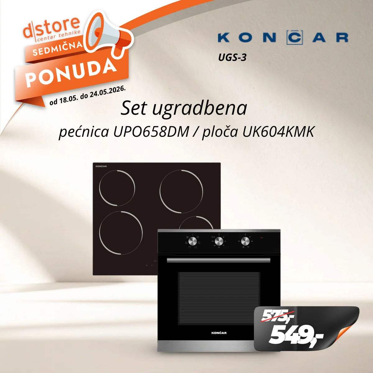 Dstore SEDMIČNA PONUDA 18-24.5.2026.