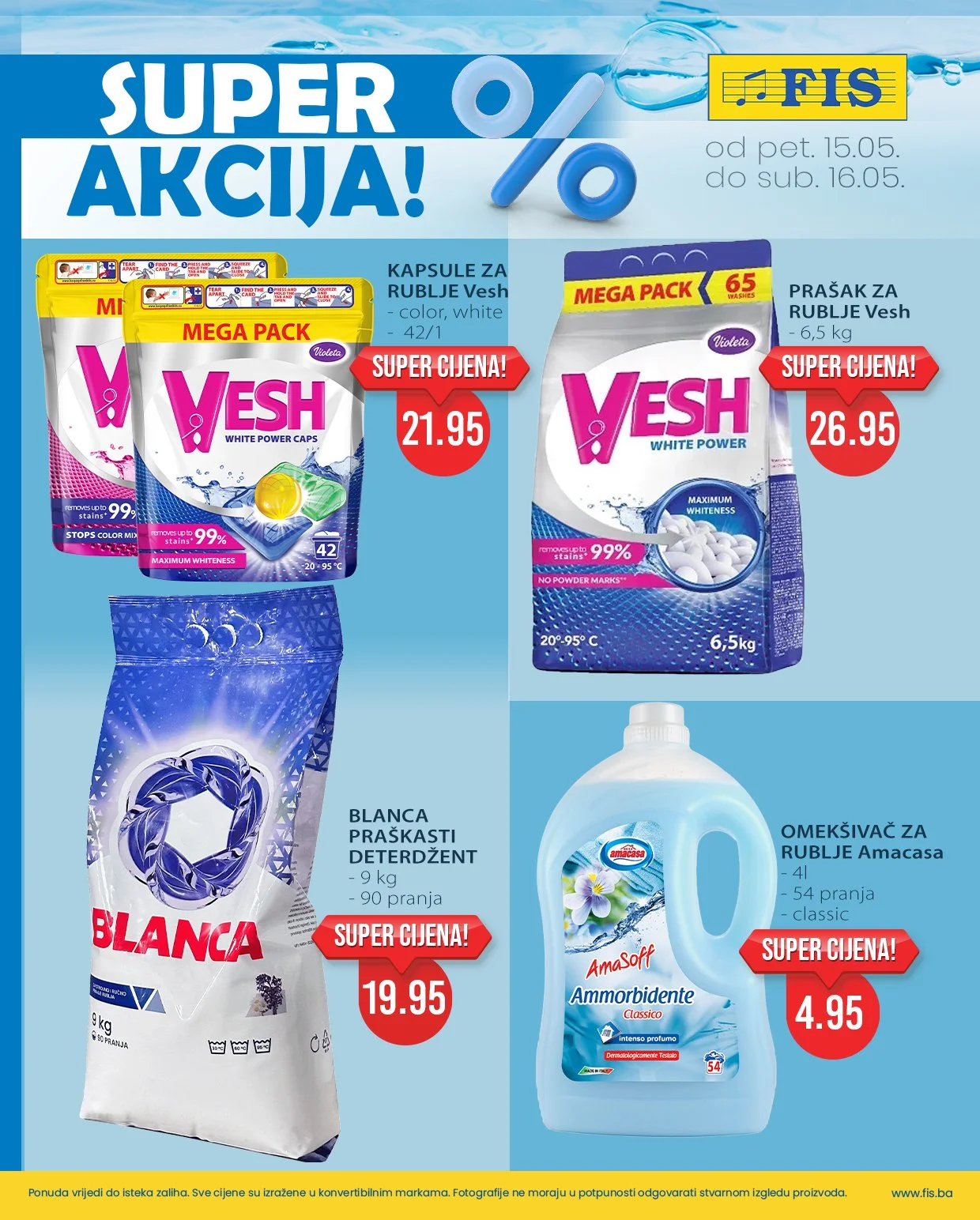 Fis vikend akcija 15-16.5.2026.