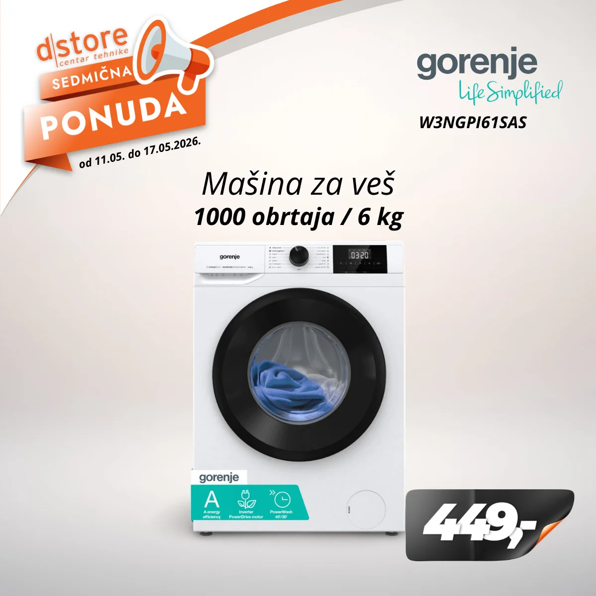 Dstore SEDMIČNA PONUDA 11-17.5.2026.