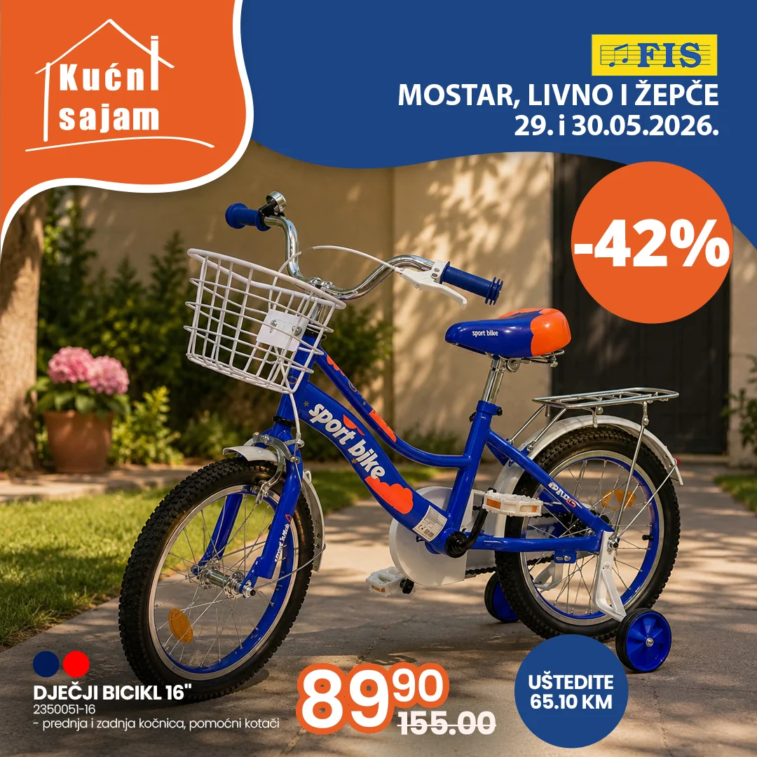 Fis KUĆNI SAJAM TOP SNIŽENJA 29-30.5.2026.