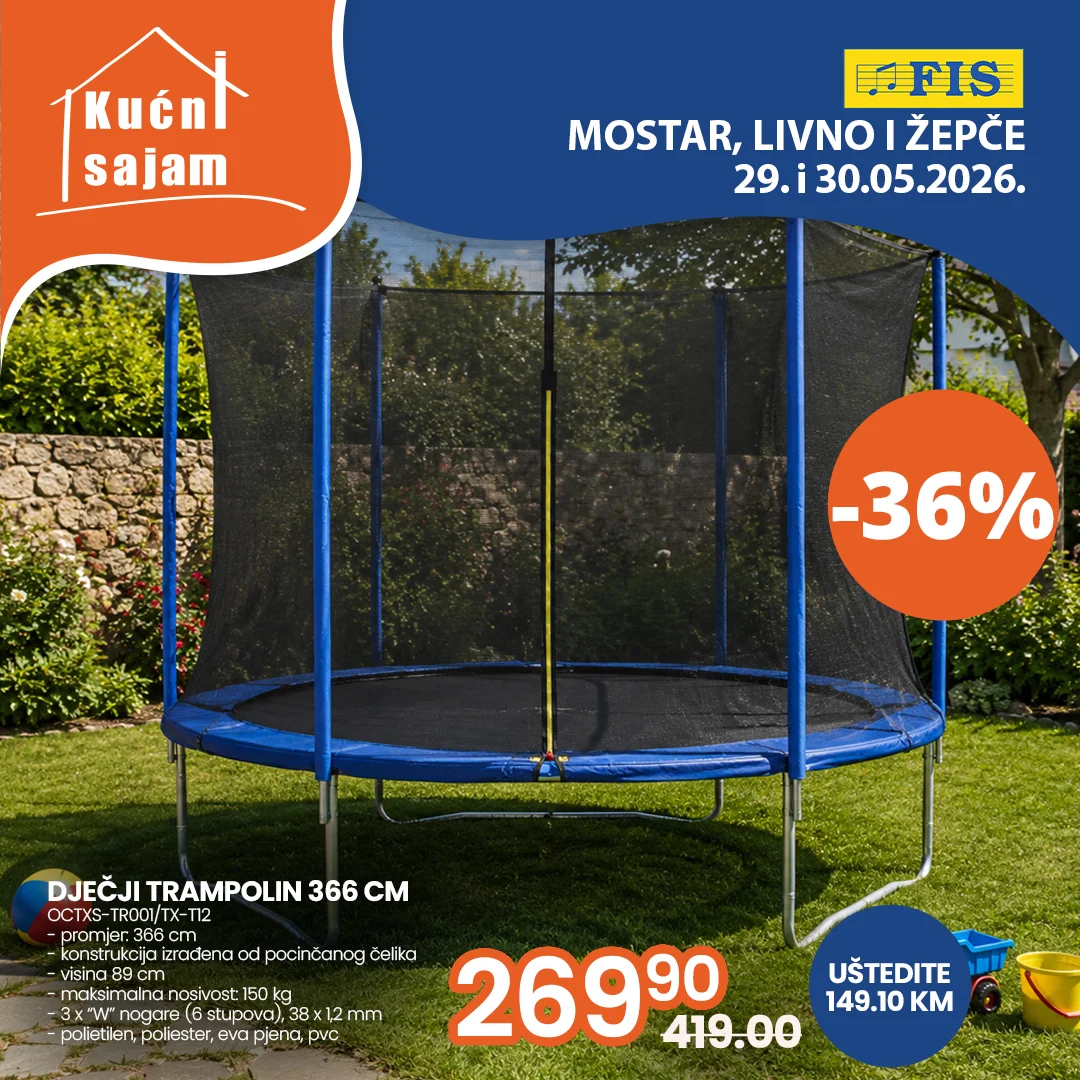 Fis KUĆNI SAJAM TOP SNIŽENJA 29-30.5.2026.