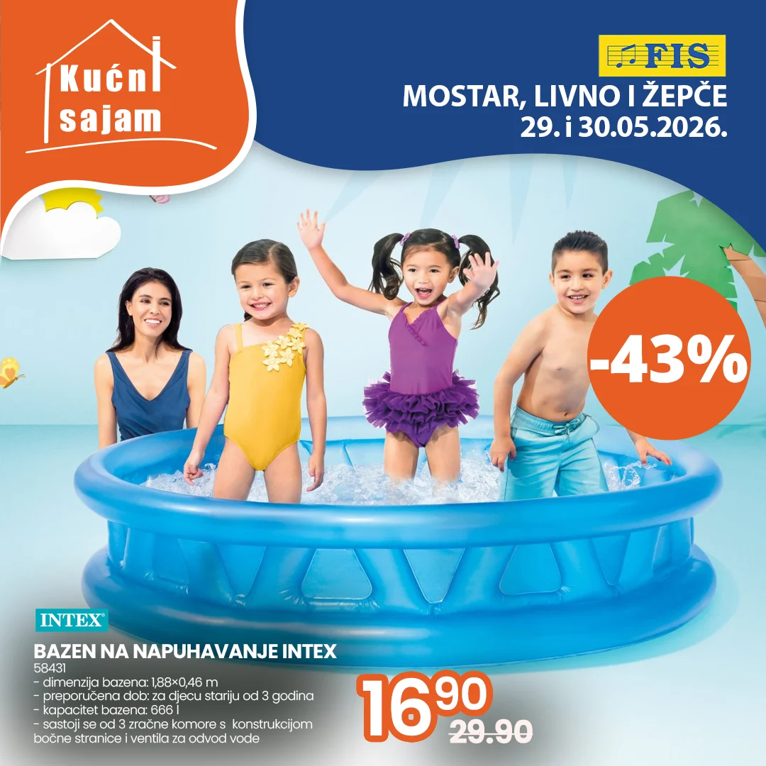 Fis KUĆNI SAJAM TOP SNIŽENJA 29-30.5.2026.