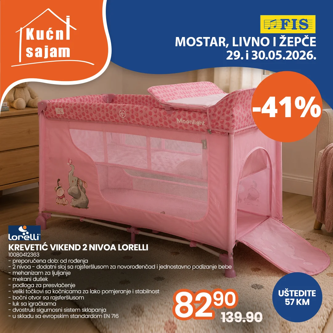 Fis KUĆNI SAJAM TOP SNIŽENJA 29-30.5.2026.