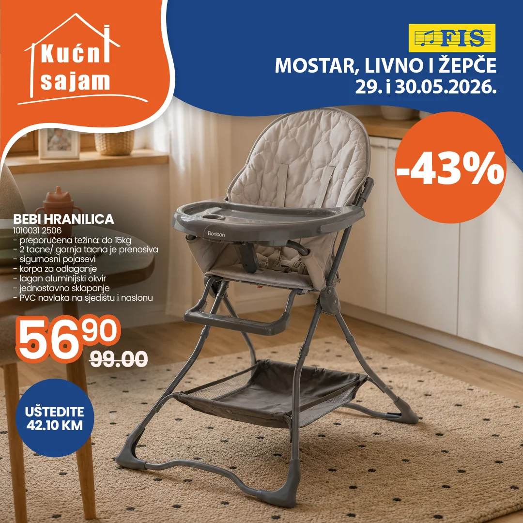 Fis KUĆNI SAJAM TOP SNIŽENJA 29-30.5.2026.