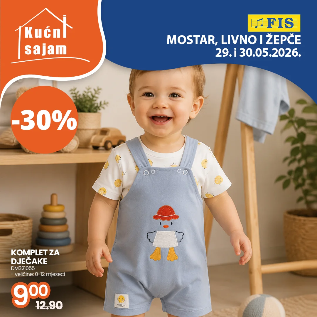 Fis KUĆNI SAJAM TOP SNIŽENJA 29-30.5.2026.