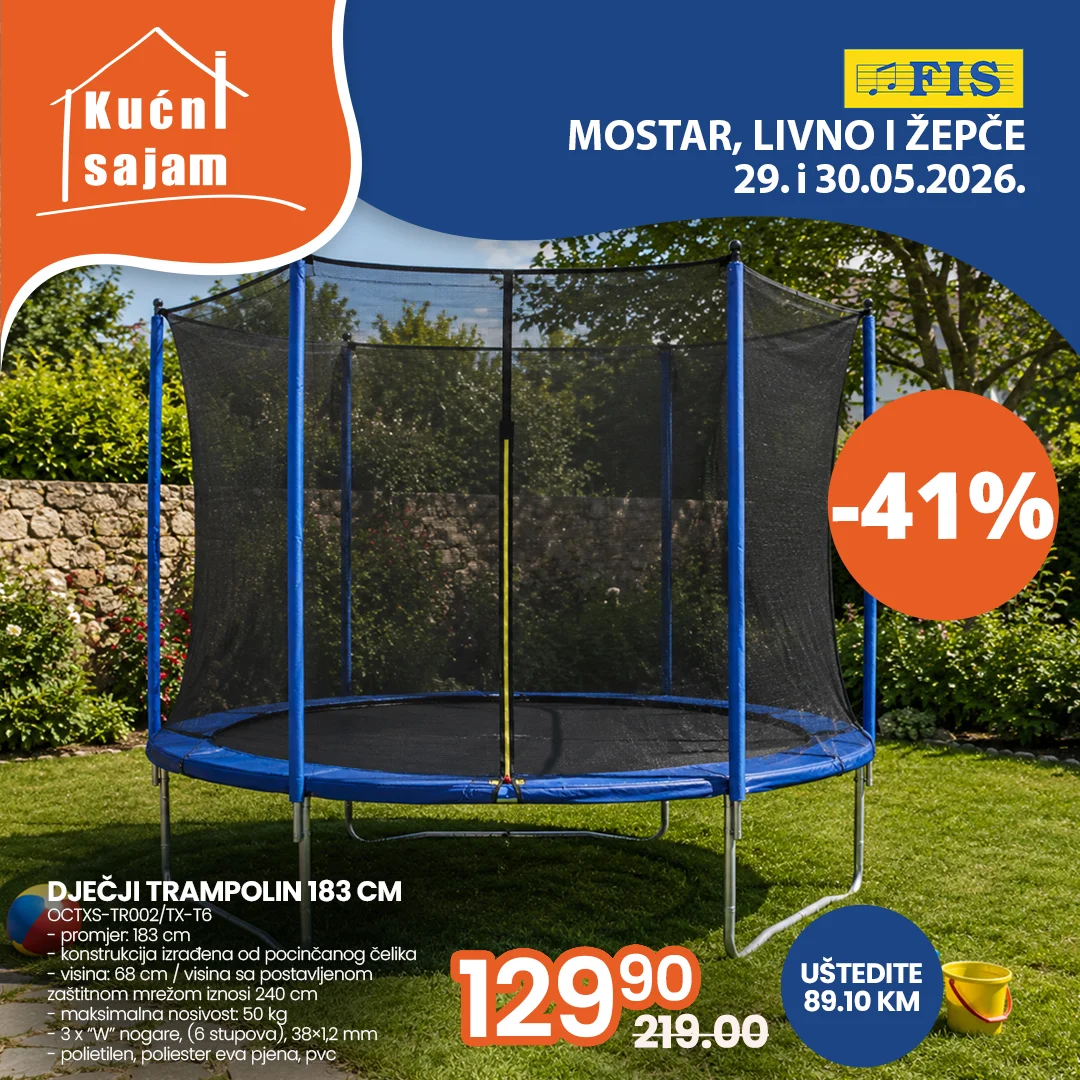 Fis KUĆNI SAJAM TOP SNIŽENJA 29-30.5.2026.