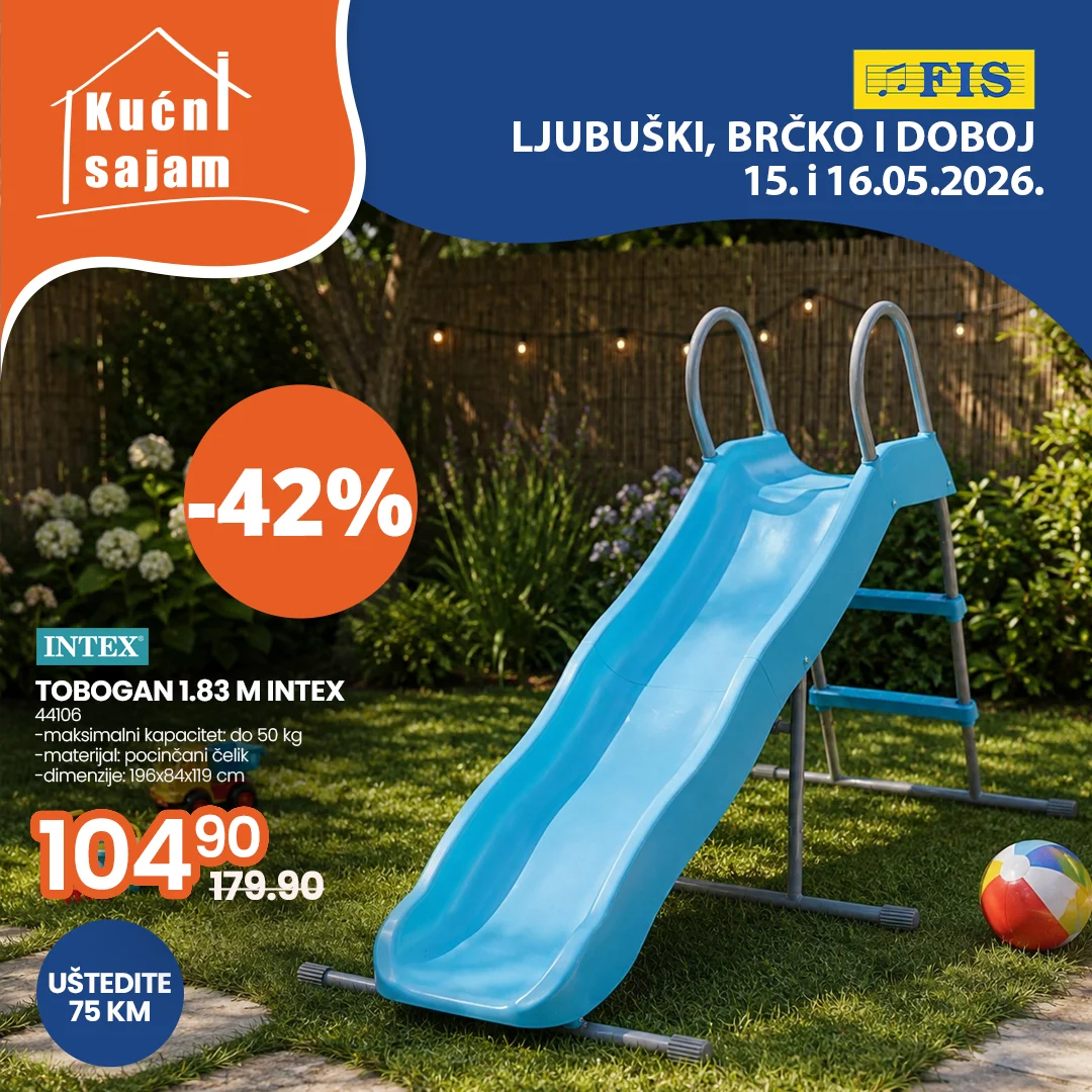 Fis KUĆNI SAJAM TOP SNIŽENJA 15-16.5.2026.