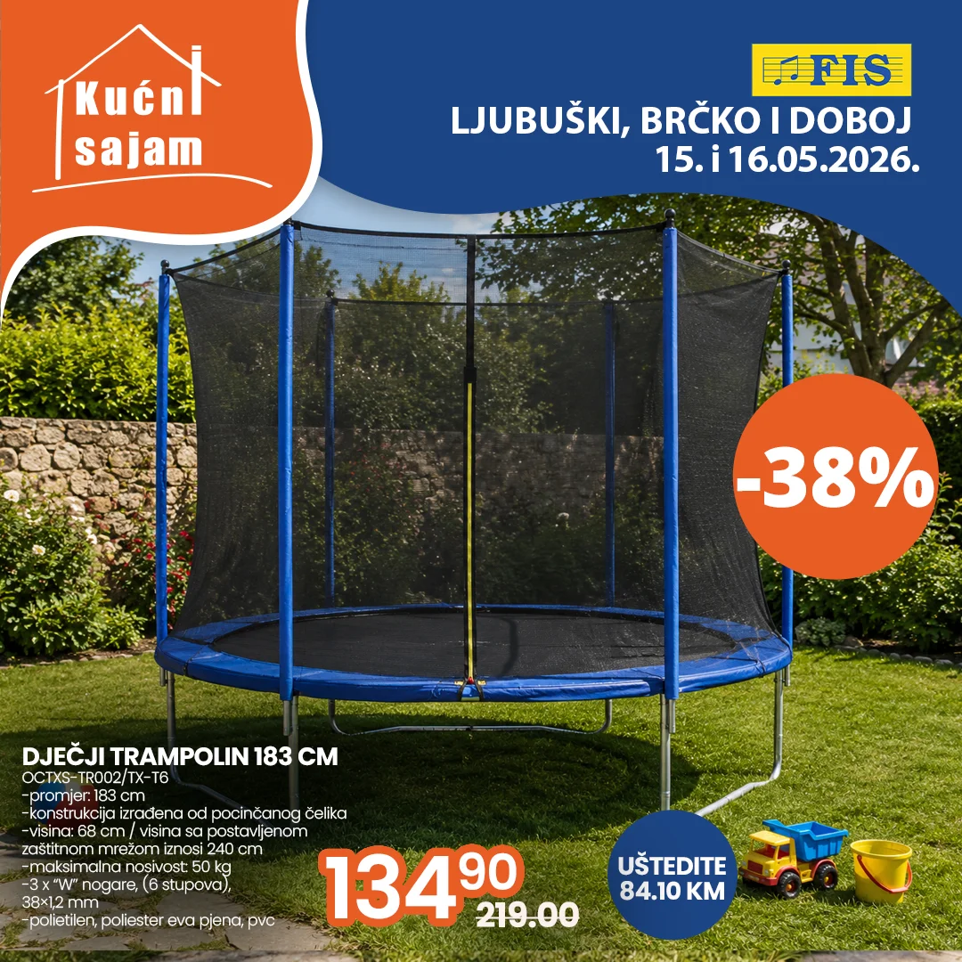 Fis KUĆNI SAJAM TOP SNIŽENJA 15-16.5.2026.