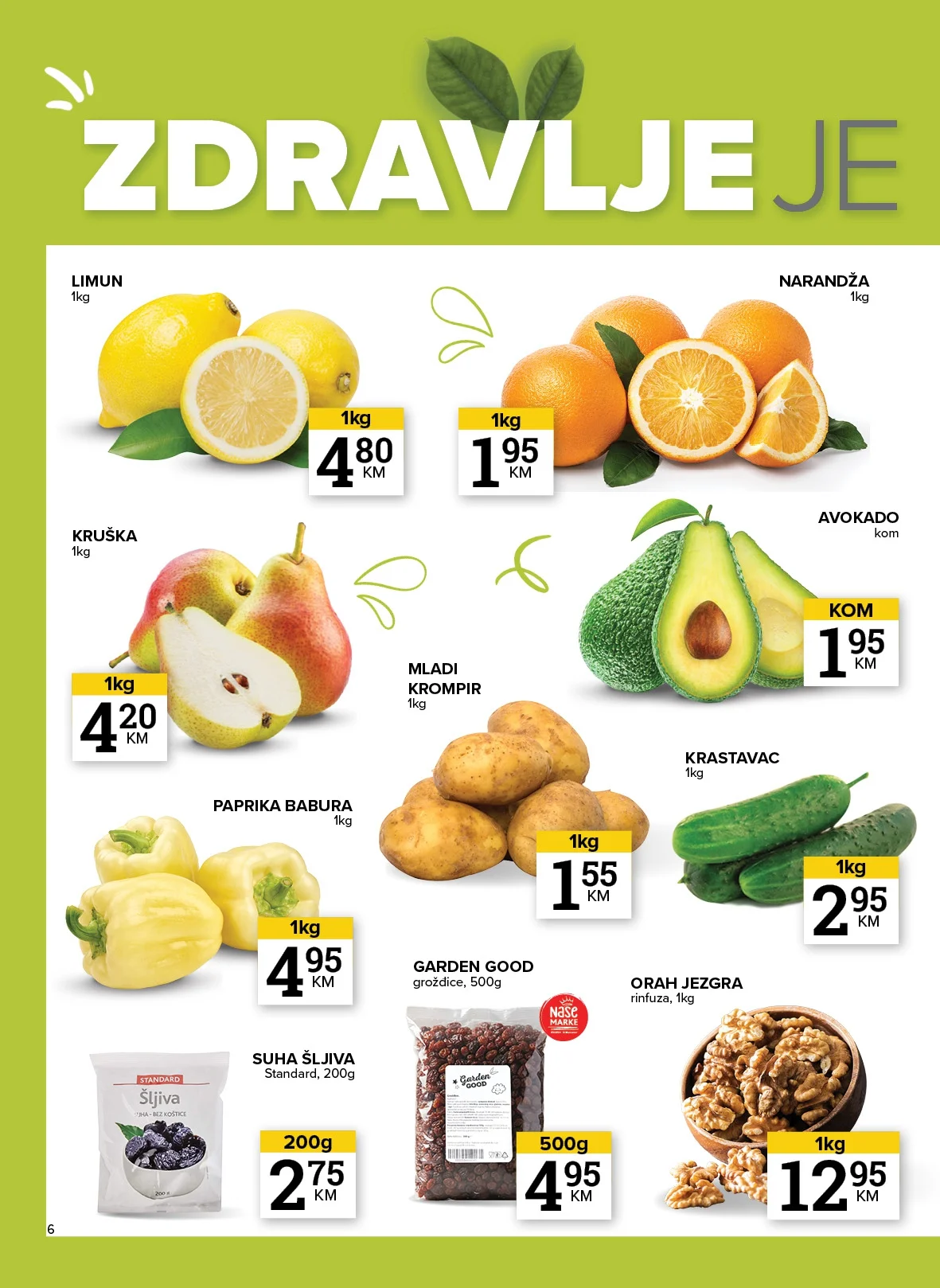 Konzum ZDRAVE NAMIRNICE 12-18.5.2026.