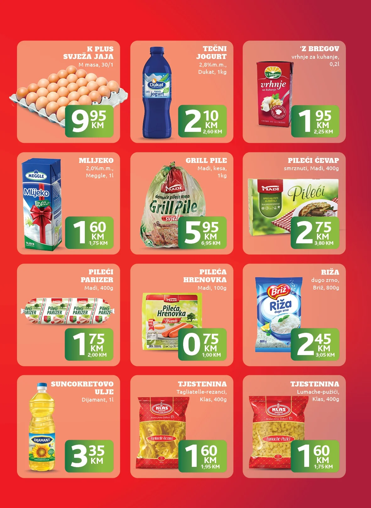 Konzum ZAKLJUČANE CIJENE do 31.5.2026.